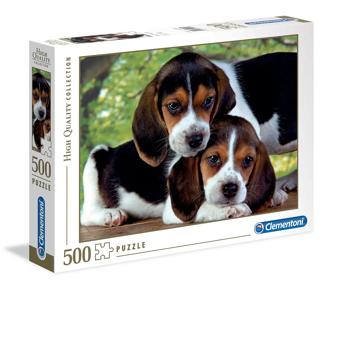 Close Together Puppies 500-Piece Puzzle 1
