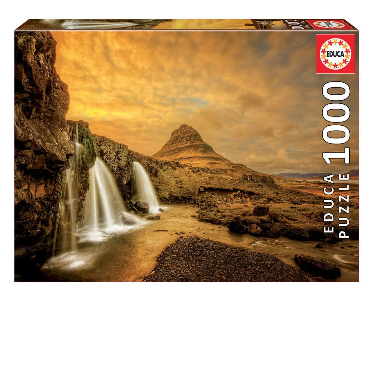 Kirkjufellsfoss Waterfall 1000-Piece Puzzle 1