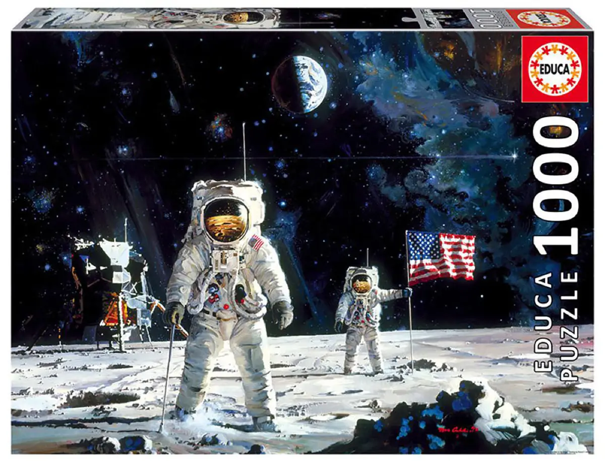 First Men On The Moon 1000-Piece Puzzle 1