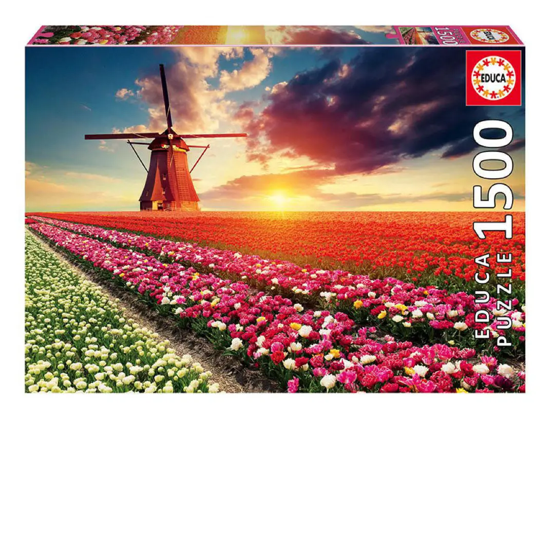 Tulips Landscape 1500-Piece Puzzle 1
