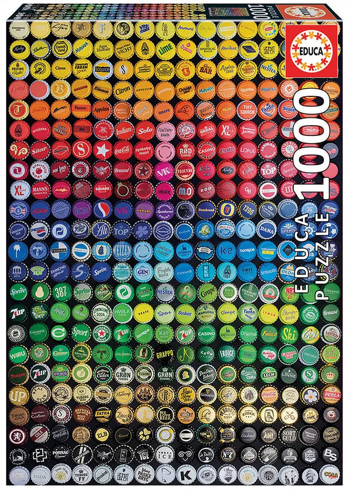 Collage Chapas 1000-Piece Puzzle 1