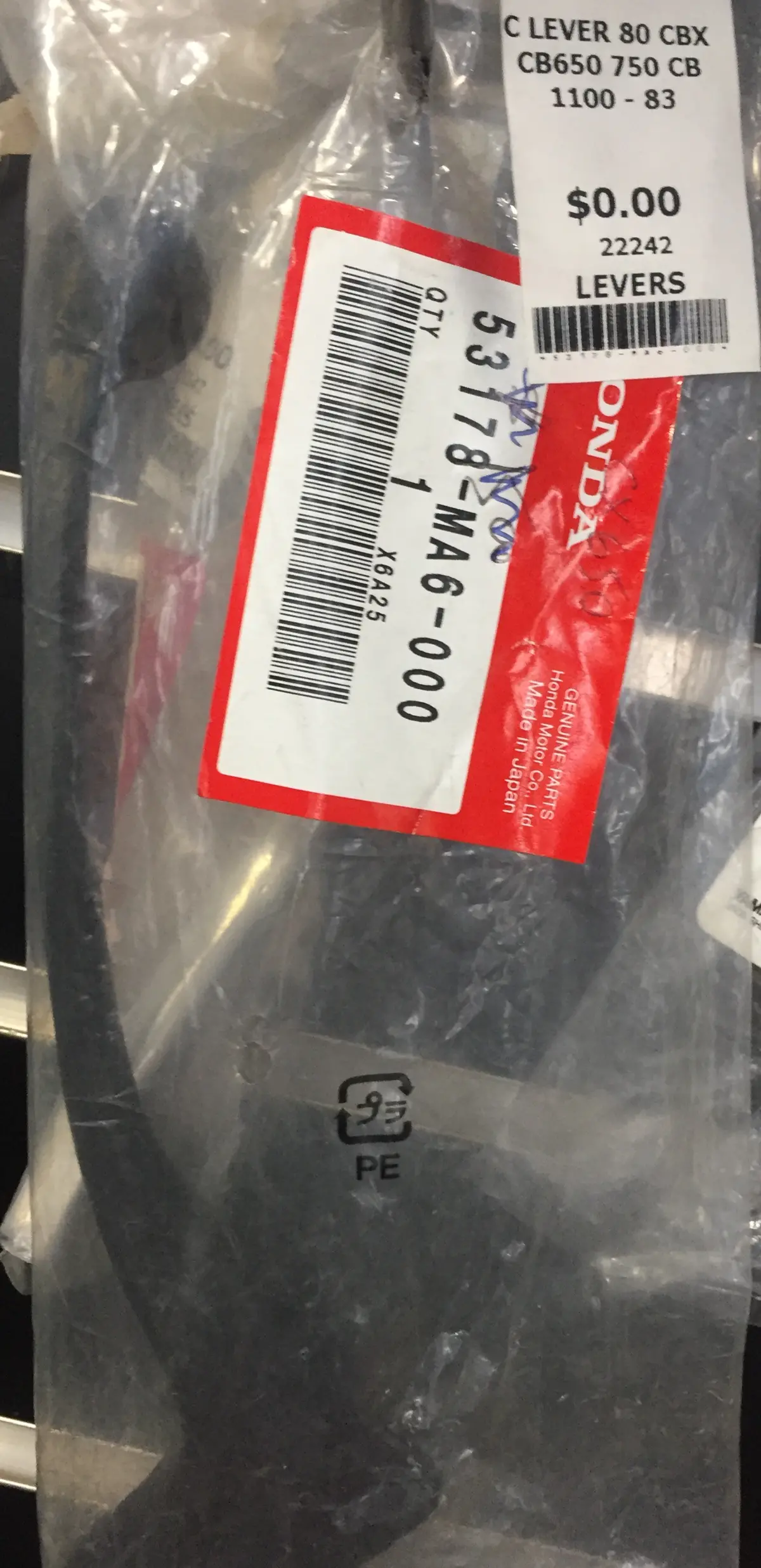Cb Cbx Clutch Lever 1