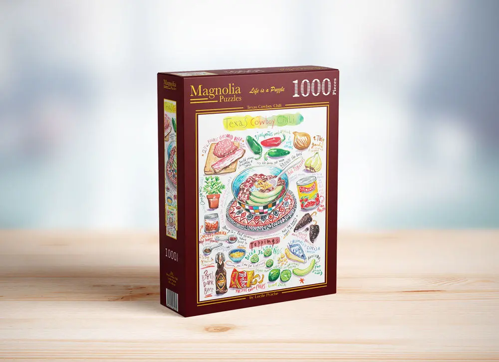 Texas Cowboy Chili 1000-Piece Puzzle 1
