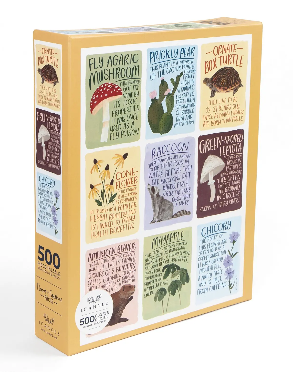 Flora & Fauna Facts 500-Piece Puzzle 1