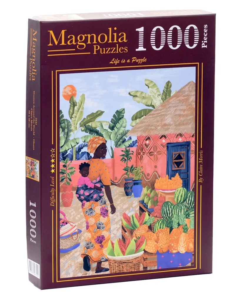 Ghana – Claire Morris 1000-Piece Puzzle 1