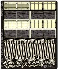 1:350 Wwii Ijn Emergency Rudders & Propeller Guard Cages 1