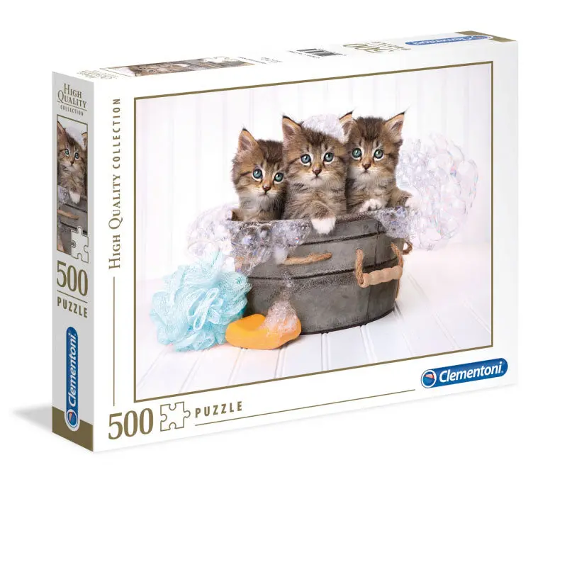 Kittens And Soap 500-Piece Puzzle 1