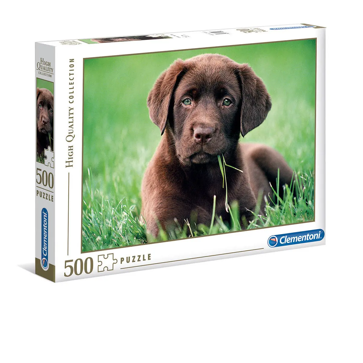 Chocolate Puppy 500-Piece Puzzle 1