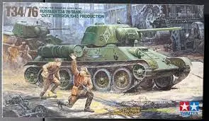 1:35 Russian T34/76 Tank "Chtz" Version 1943 Production 1