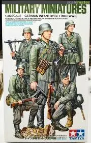 1:35 German Infantry Set (Mid-Wwii) 1