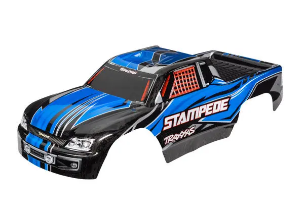 3651X Traxxas Body, Stampede Blue (Painted, Decals Applied) 1