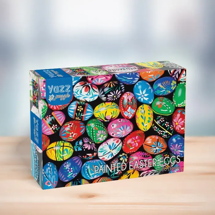 Painted Easter Eggs 1000-Piece Puzzle 1