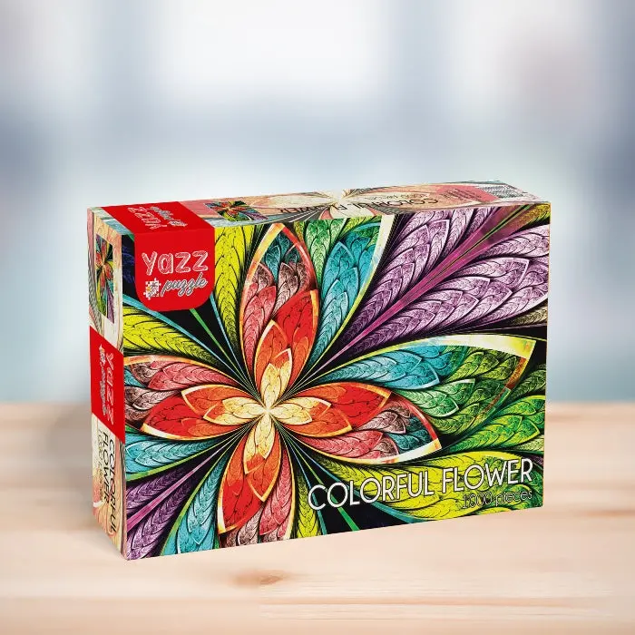 Colorful Flower 1000-Piece Puzzle 1