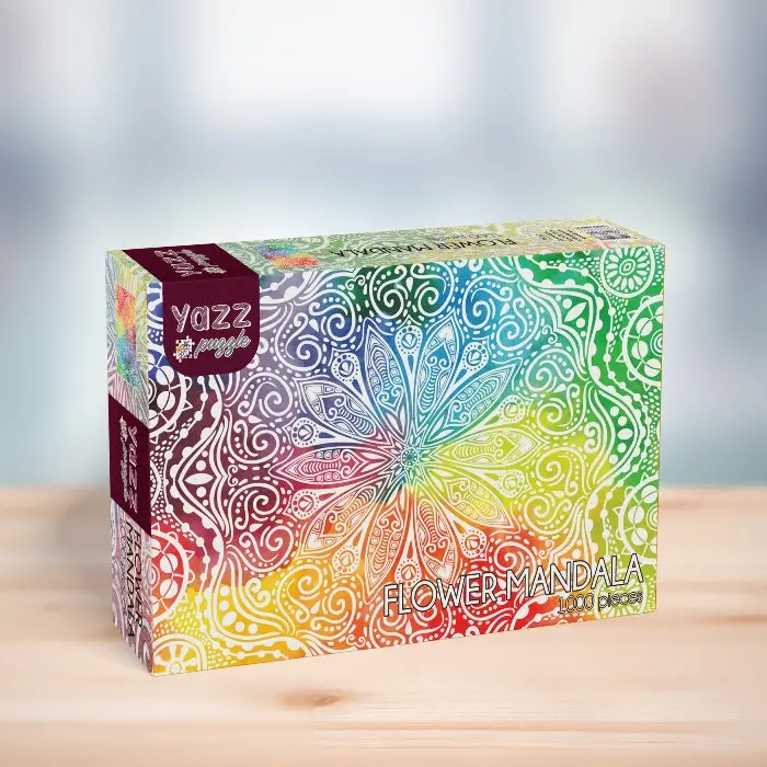 Flower Mandala 1000-Piece Puzzle 1
