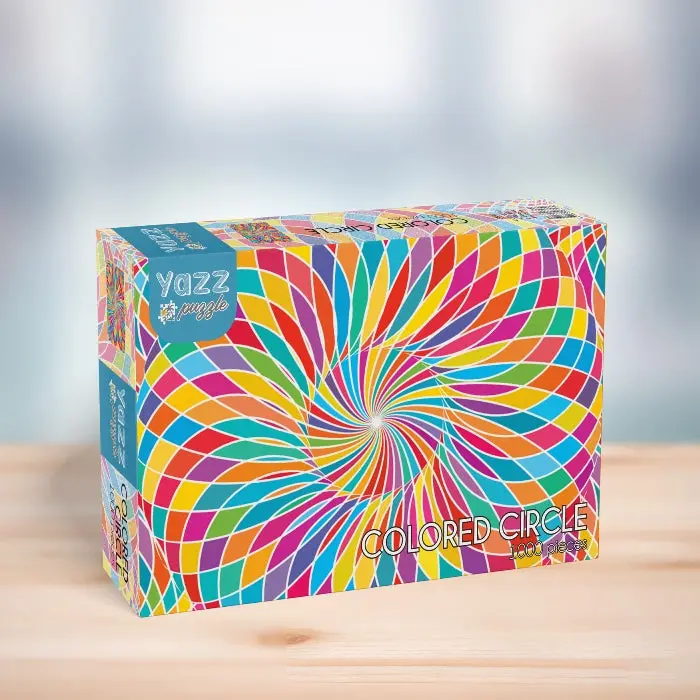 Colored Circle 1000-Piece Puzzle 1