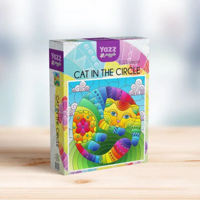 Cat In The Circle 1023-Piece Puzzle 1