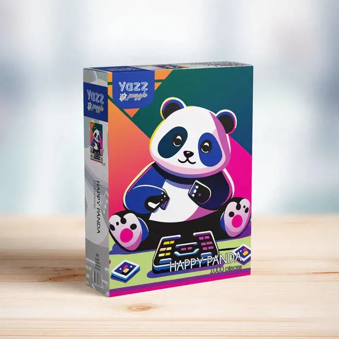 Happy Panda 1000-Piece Puzzle 1