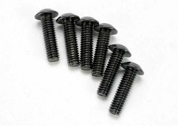3938 Screws, 4X14mm Button-Head Machine (Hex Drive) (6) 1