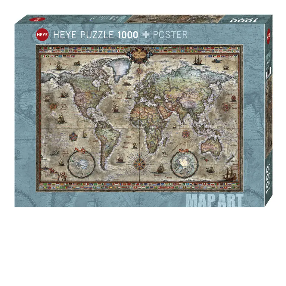 Retro World 1000-Piece Puzzle 1