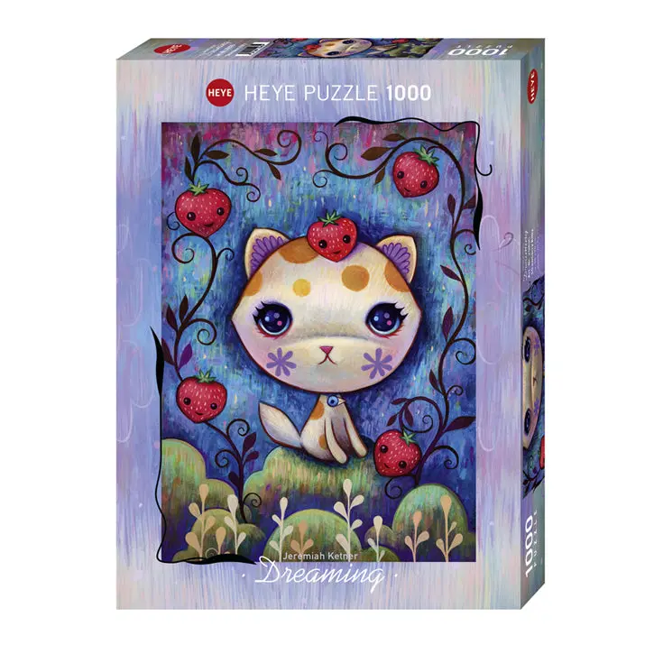 Strawberry Kitty 1000-Piece Puzzle 1