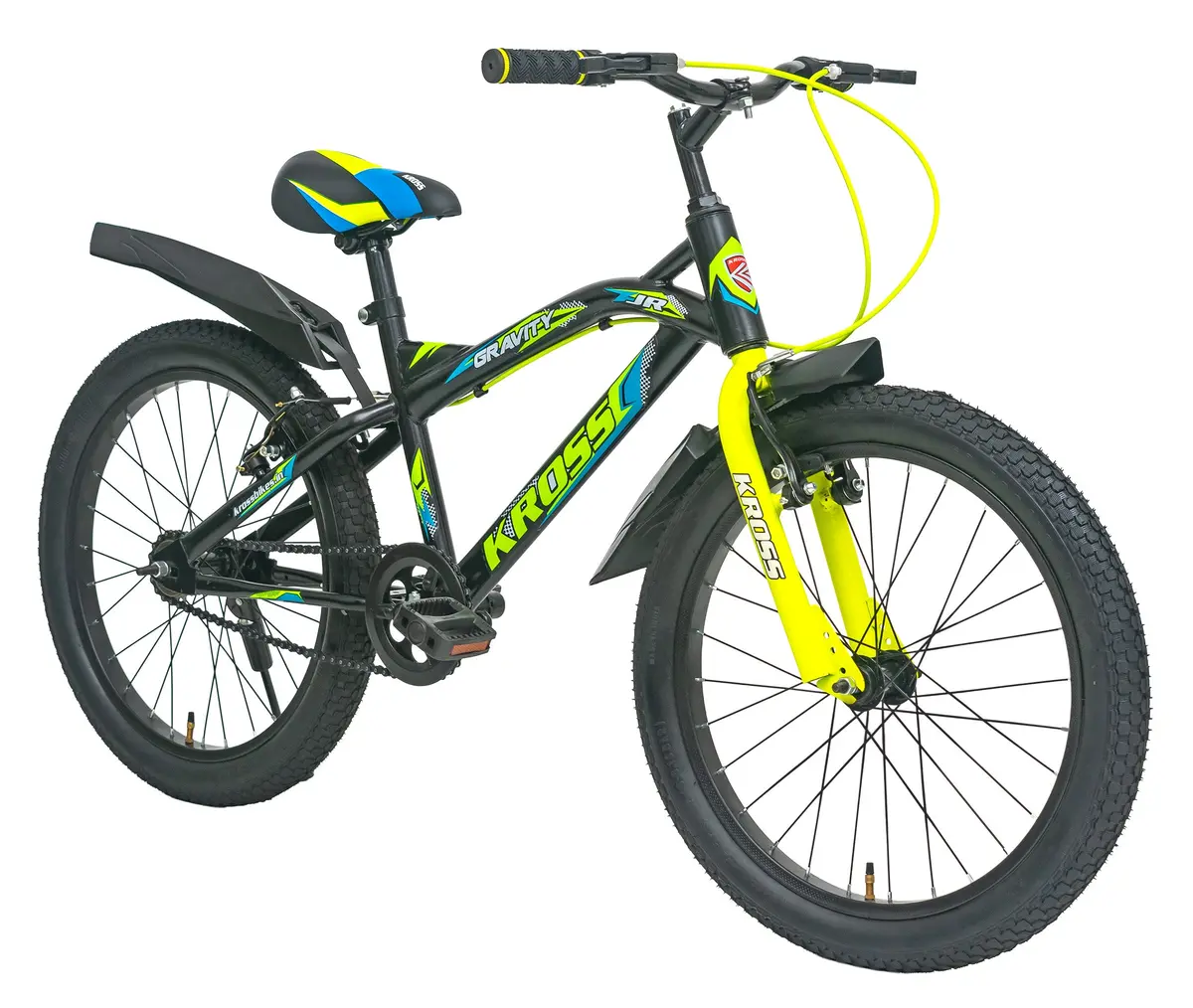 Gravity 20T Black Steel Single Speed V-Brake (6-8 Years) 1