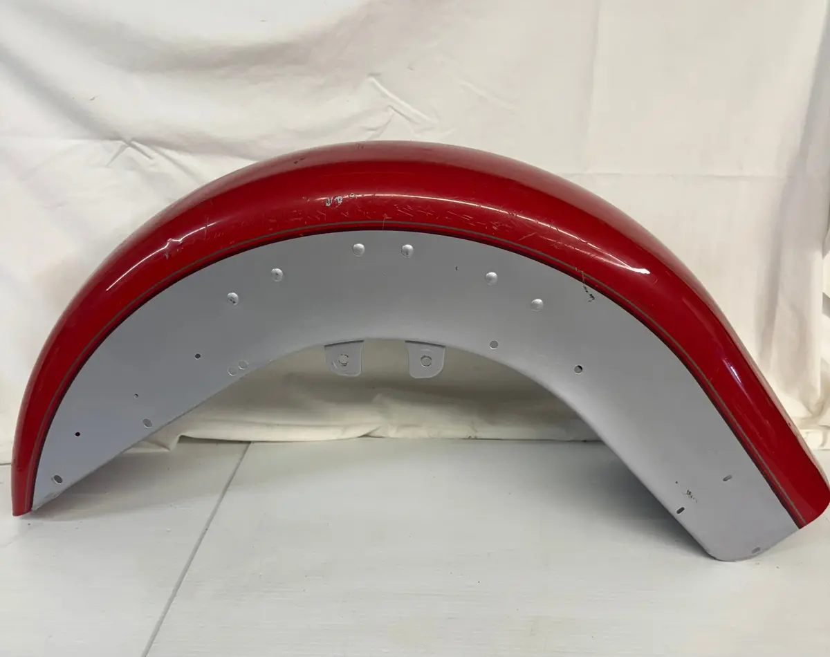 Harley Davidson  Red/Silver Front Fender 1