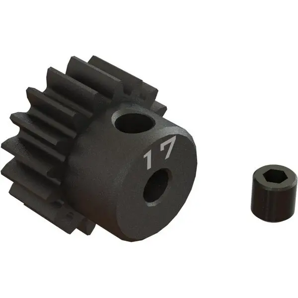 Ara311079 17T 0.8Mod 1/8" Bore Cnc Steel Pinion Gear 1