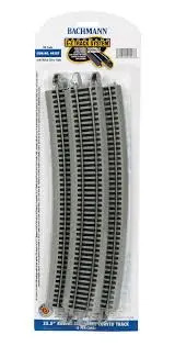 35 1/2" Radius 18 Degree Curved Track (5 Pieces) 1