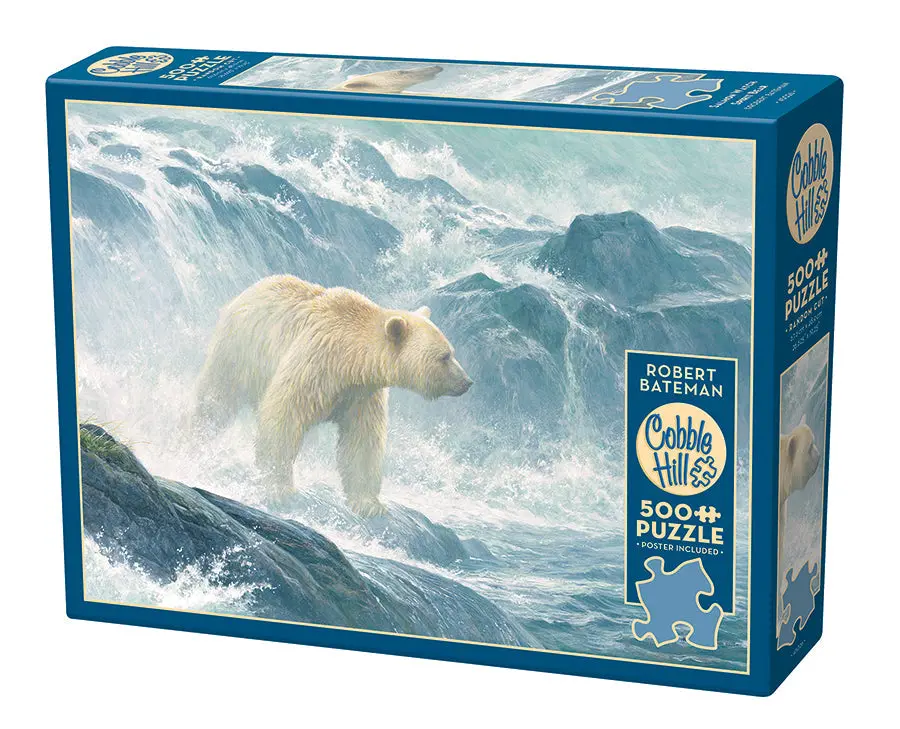 Salmon Watch - Spirit Bear 500-Piece Puzzle 1