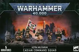 Warhammer 40K Astra Militarum Cadian Command Squad 1