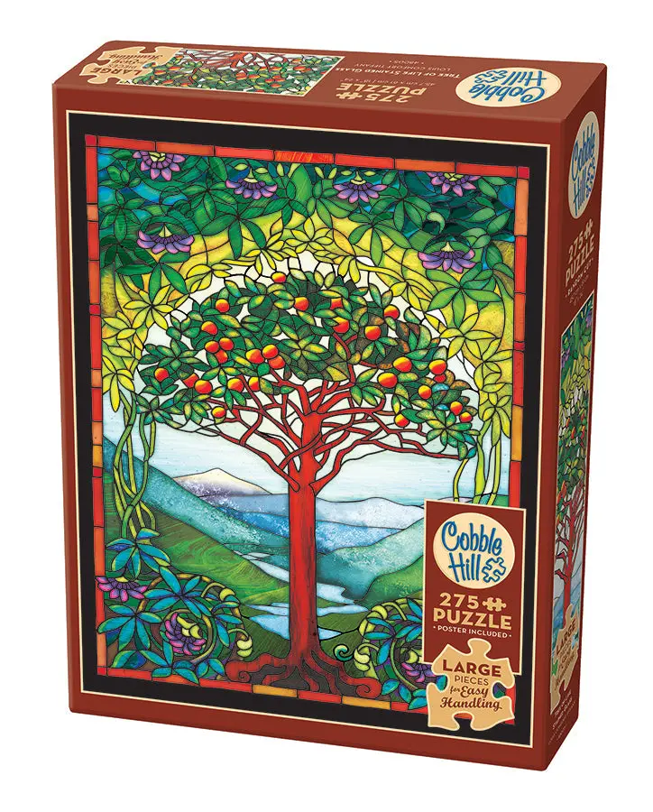 Tree Of Life Stained Glass 275-Piece Family Puzzle 1