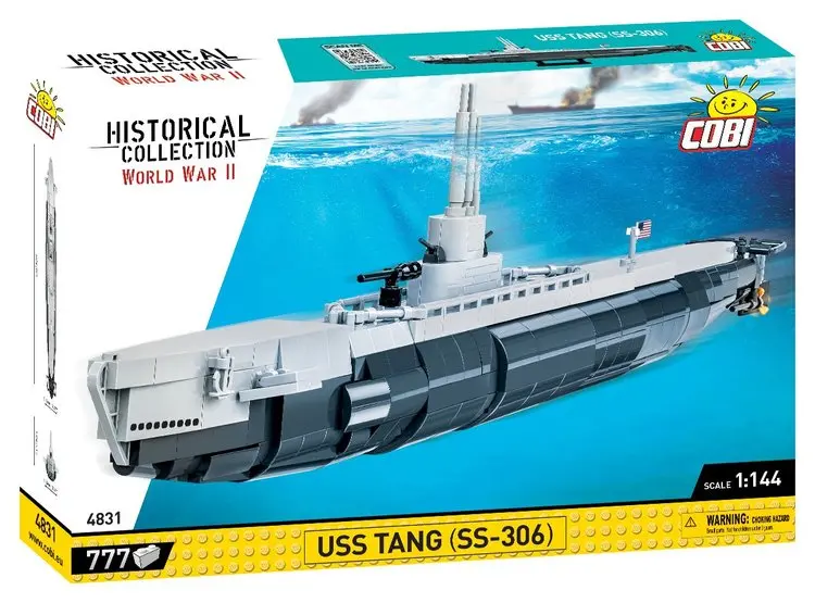 Cobi-4831 Cobi Uss Tang (Ss-306) Submarine: Set #4831 1