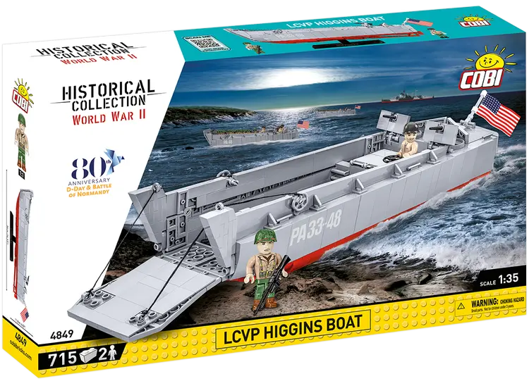 Cobi-4849 Lcvp Higgins Boat Landing Craft 1