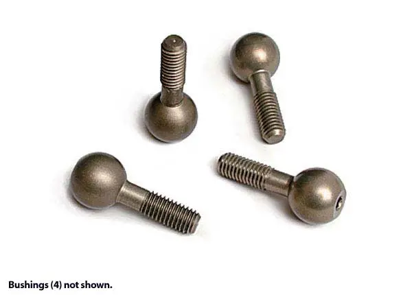 4933X Pivot Balls, Hard-Anodized 7075-T6 Aluminum (4)/ Pivot Ball Cap Bushings (4) 1