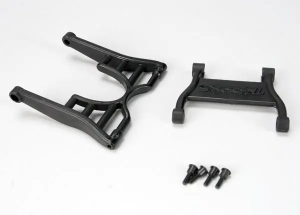 4974 Wheelie Bar Arm (1)/ Connector (1)/ 3X12 Ss (Hex Drive) (4) 1