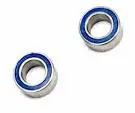 Ball Bearings, Blue Rubber Sealed (4X7x2.5Mm)(2) 1