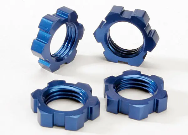 5353 Traxxas Wheel Nuts, Splined, 17Mm (Blue-Anodized) (4) 1
