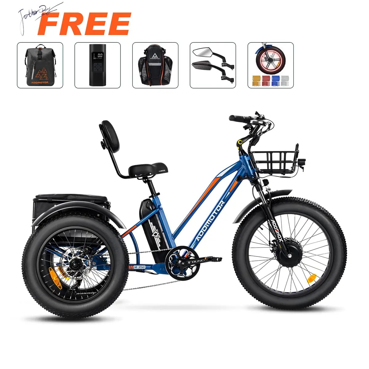 Triketan M-350 Electric Tricycle | $262 Free Gifts 1