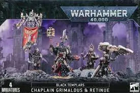 Warhammer 40K Black Templars: Chaplain Grimaldus & Retinue 1
