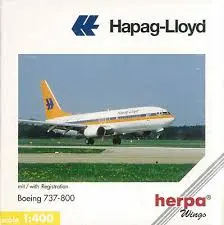 1:400 Hapag-Lloyd Boeing 737-800 1