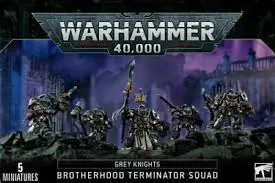 Warhammer 40K Grey Knights Brotherhood Terminator Squad 1