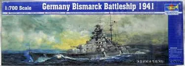 1:700 Germany Bismarck Battleship 1941 1
