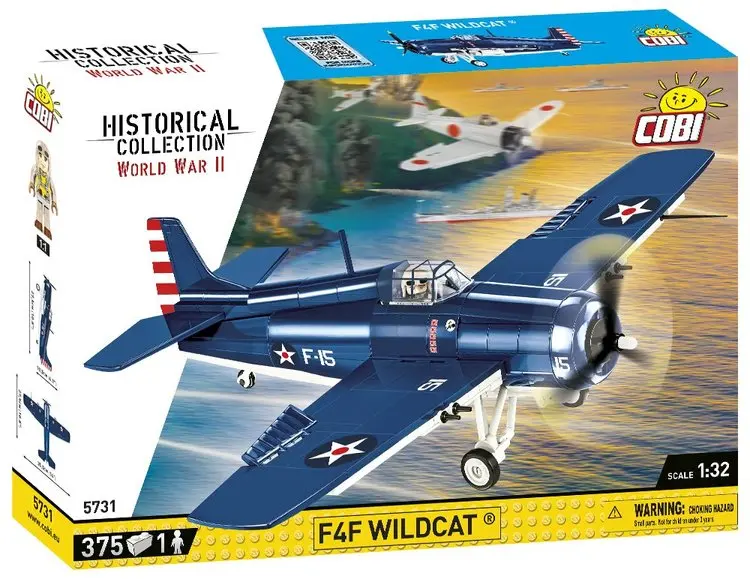 Cobi-5731 Cobi F4f Northrop Grumman Wildcat Fighter: Set #5731 1