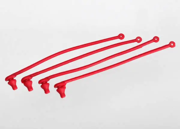5752  Body Clip Retainer, Red (4) 1