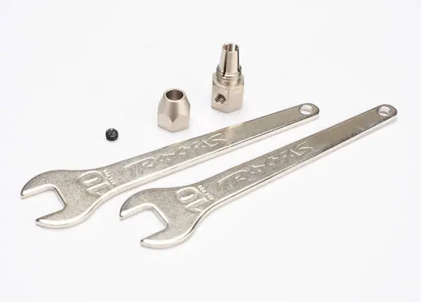 5761  Motor Coupler, Collet Style/ Gs 4X3 Ss (With Threadlock) (1)/ Wrench, 10Mm (2) 1