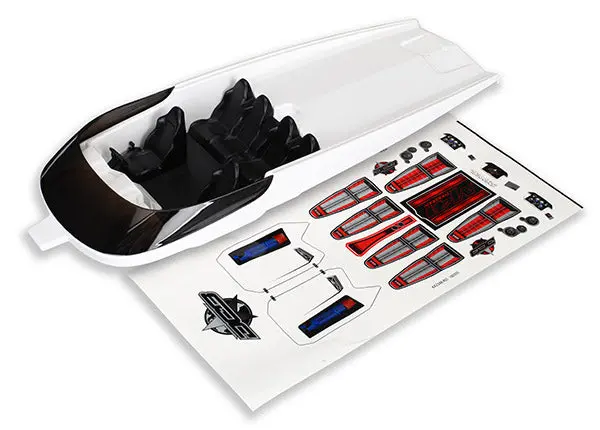5765 Traxxas Hatch, Dcb M41, White (No Graphics) 1