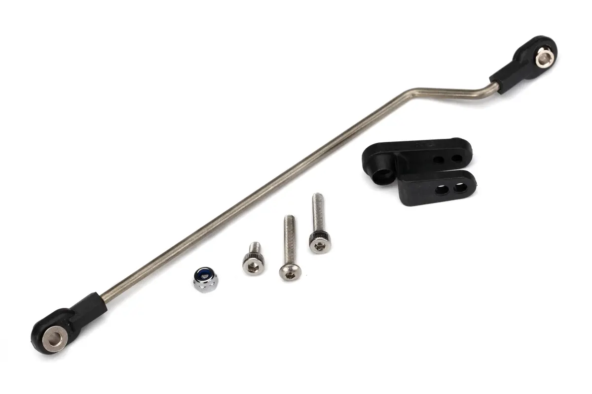 5781 Traxxas Rudder Pushrod, Assembled/ Servo Horn/ 3X18mm Bcs 1