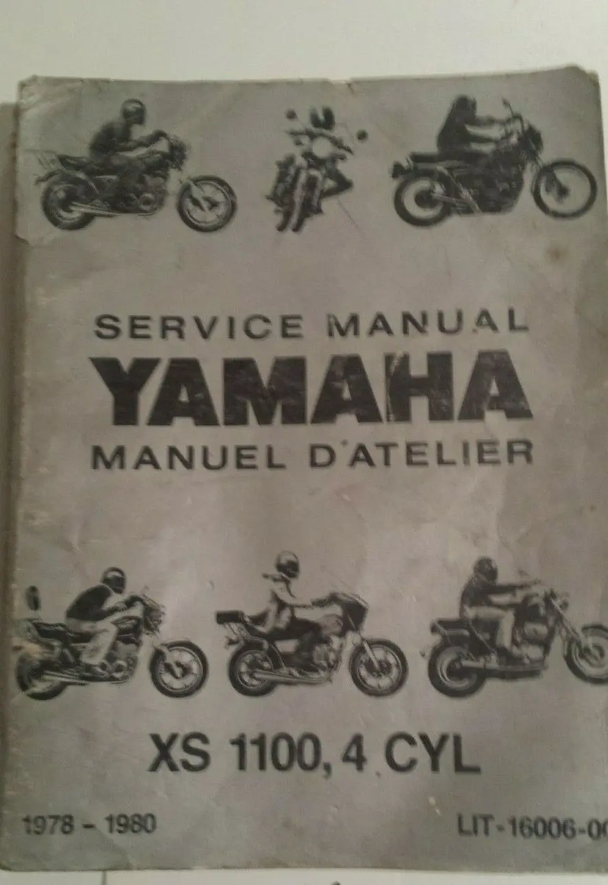 1978-1980 Xs 1100 Service Manual Oem Yamaha 1
