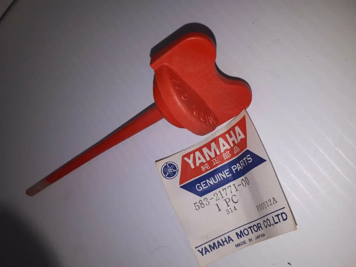 Sr 500 Oil Cap Dip Stick 583-21771-00-00 Oem Yamaha New 1976 - 1981 1