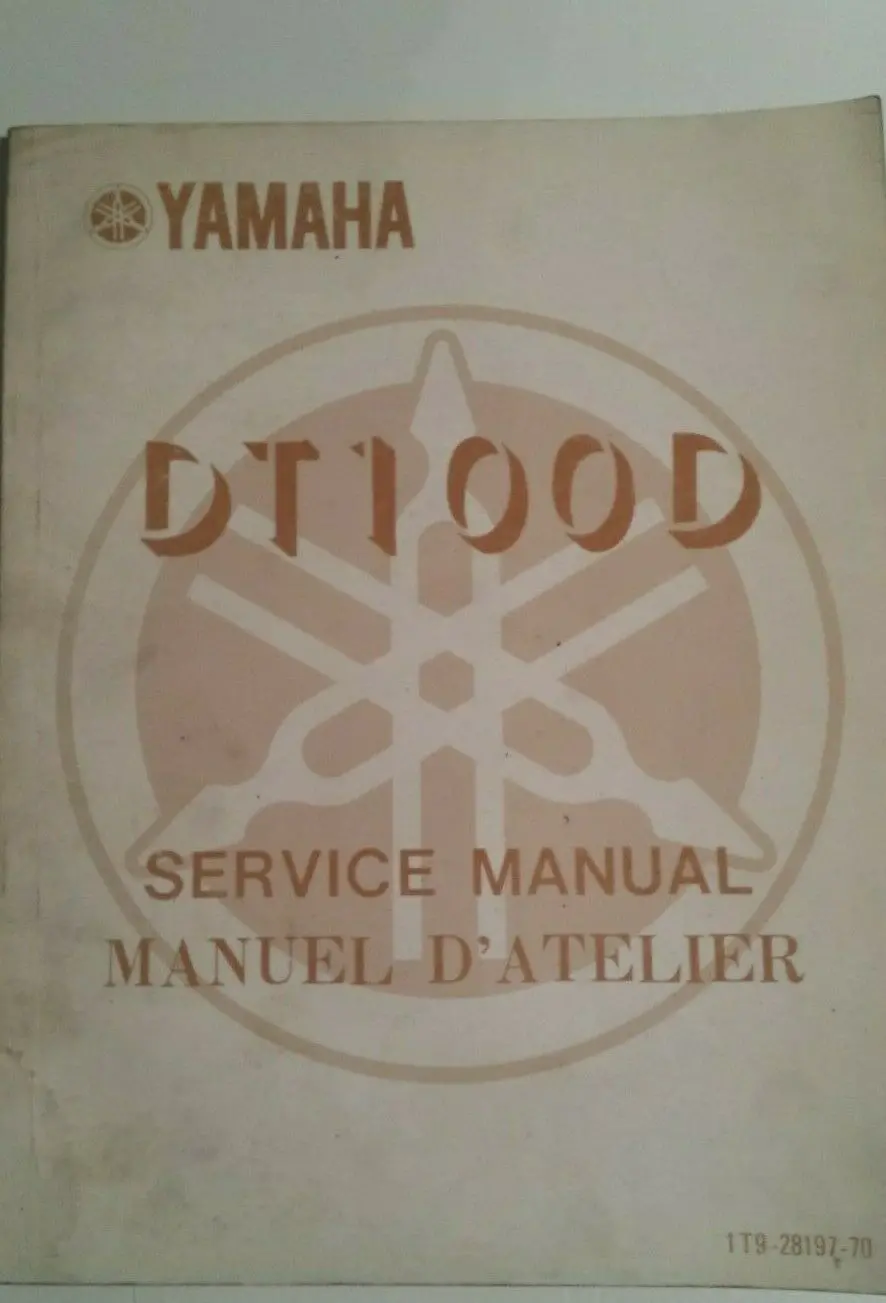 Yamaha Dt100d Service Manual Oem Yamaha 1
